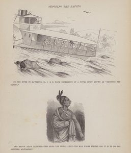 Page from The American Tour of Messrs Brown, Jones and Robinson by Richard Doyle