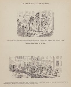 Page from The American Tour of Messrs Brown, Jones and Robinson by Richard Doyle