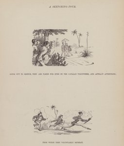 Page from The American Tour of Messrs Brown, Jones and Robinson (engraving) by Richard Doyle