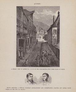 Page from The American Tour of Messrs Brown, Jones and Robinson by Richard Doyle