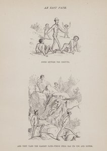 Page from The American Tour of Messrs Brown, Jones and Robinson by Richard Doyle