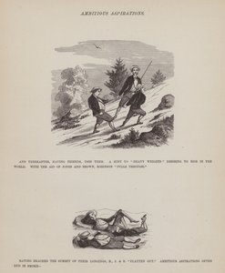 Page from The American Tour of Messrs Brown, Jones and Robinson by Richard Doyle
