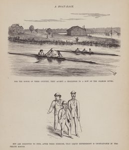 Page from The American Tour of Messrs Brown, Jones and Robinson by Richard Doyle