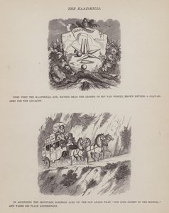Page from The American Tour of Messrs Brown, Jones and Robinson by Richard Doyle
