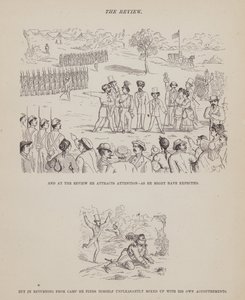 Page from The American Tour of Messrs Brown, Jones and Robinson by Richard Doyle