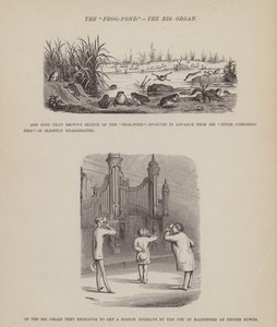 Page from The American Tour of Messrs Brown, Jones and Robinson by Richard Doyle