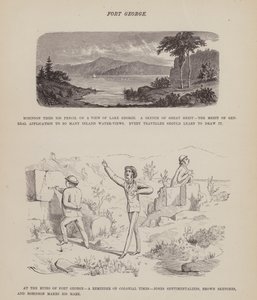 Page from The American Tour of Messrs Brown, Jones and Robinson by Richard Doyle