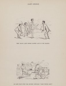 Page from The American Tour of Messrs Brown, Jones and Robinson (engraving) by Richard Doyle