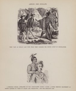 Page from The American Tour of Messrs Brown, Jones and Robinson (engraving) by Richard Doyle