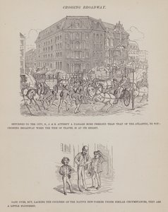 Page from The American Tour of Messrs Brown, Jones and Robinson (engraving) by Richard Doyle