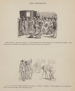 Page from The American Tour of Messrs Brown, Jones and Robinson (engraving)