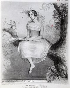 The Modern Ophelia, or The Doomed One, 1845 by Richard Doyle