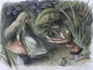 Water lilies and water fairies of the period by Richard Doyle