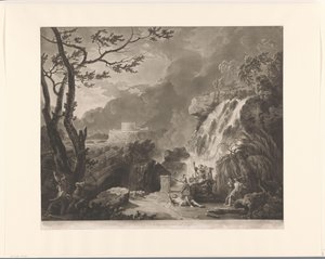 Landscape with Meleager and Atalanta Hunting the Calydonian Boar