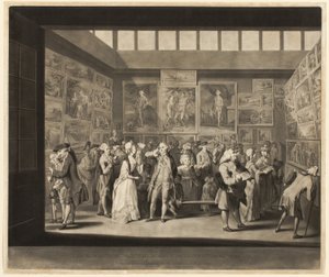 The Exhibition of the Royal Academy of Painting in the Year 1771 by Richard Earlom