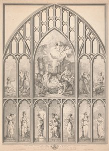 The West Window of the Chapel, New College Oxford