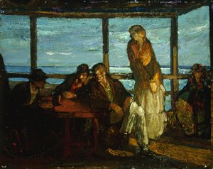 A Porch, Provincetown, c.1930-35 by Richard Emil Miller