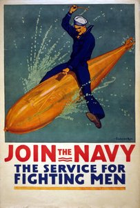 Join the Navy, c.1917 by Richard Fayerweather Babcock