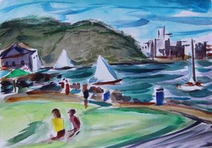 Bay, Tiburon, 2020 by Richard Fox