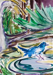 Birdbath, 2021 by Richard Fox