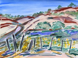 Dry Hills, Northern California by Richard Fox