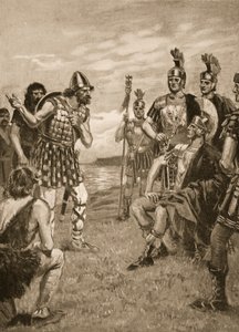 Agricola receives an Irish King, illustration from 