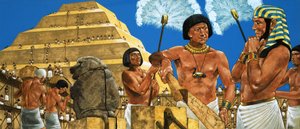 Imhotep, the Astronomer and Architect, with the Pharaoh Zoser