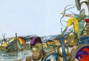 The battle of Salamis