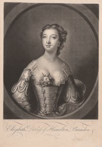 Elizabeth, Duchess of Hamilton Brandon by Richard Houston