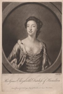 Her Grace Elizabeth Duchess of Hamilton by Richard Houston