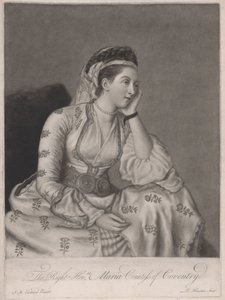 The Right Honorable Maria Countess of Coventry by Richard Houston