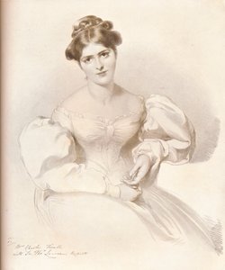 Frances Anne Fanny Kemble, 1809-1893, British actress, c1829, 1909 by Richard James Lane