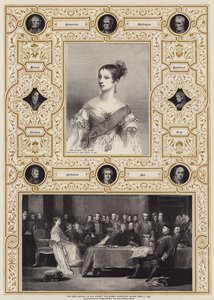 The First Council of Her Majesty the Queen, Kensington Palace, 20 June 1837 by Richard James Lane