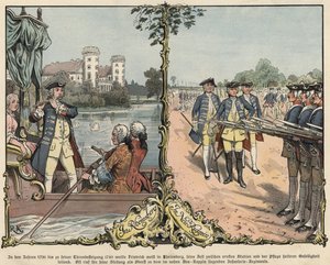 Crown Prince Frederick of Prussia at Rheinsberg and Neuruppin by Richard Knoetel