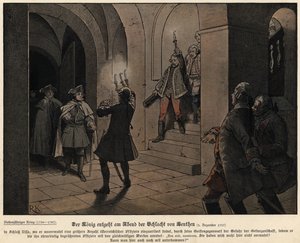 Frederick the Great of Prussia on the evening after the Battle of Leuthen