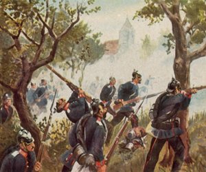 The Battle of Königgrätz, 3 July 1866 by Richard Knotel