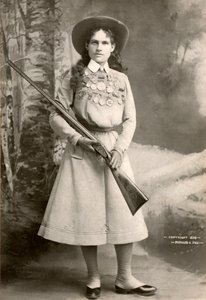Annie Oakley with a Rifle by Richard Kyle Fox