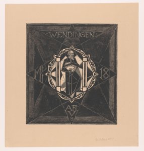 Cover Design for: Wendingen, 1918 by Richard Nicolaüs Roland Holst (signed by artist)