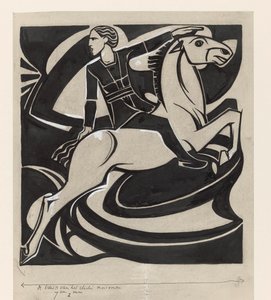 Man on Horseback by Richard Nicolaüs Roland Holst