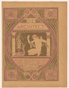 Cover Design for: De Architect, 1911 by Richard Nicolaüs Roland Holst