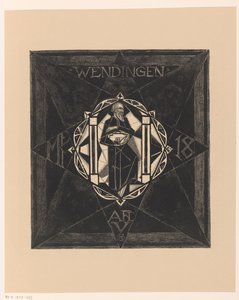 Cover Design for: Wendingen, 1918 by Richard Nicolaüs Roland Holst