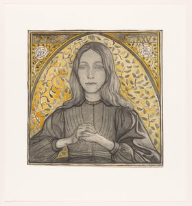 Portrait of Harpje, Aged 15 by Richard Nicolaüs Roland Holst