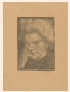 Portrait of an unknown woman by Richard Nicolaüs Roland Holst