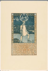 Print for the Tenth Anniversary of the General Dutch Diamond Workers