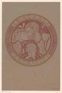 Stamp Design for: J.F. Staal by Richard Nicolaüs Roland Holst