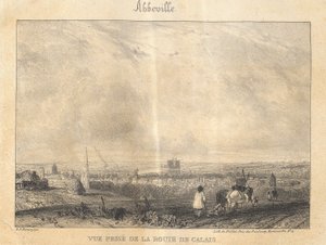 Abbeville - View from the Road to Calais