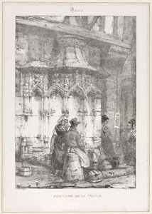 Architectural Remains and Fragments: Rouen - Fontaine de la Crosse