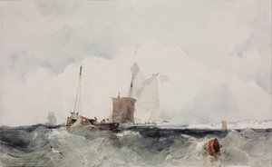 At the English Coast by Richard Parkes Bonington