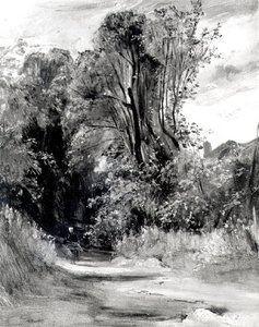 Lane Through a Wood by Richard Parkes Bonington