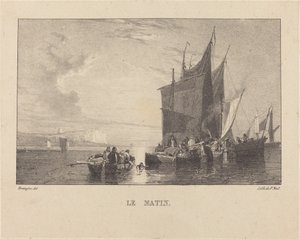 The Morning by Richard Parkes Bonington